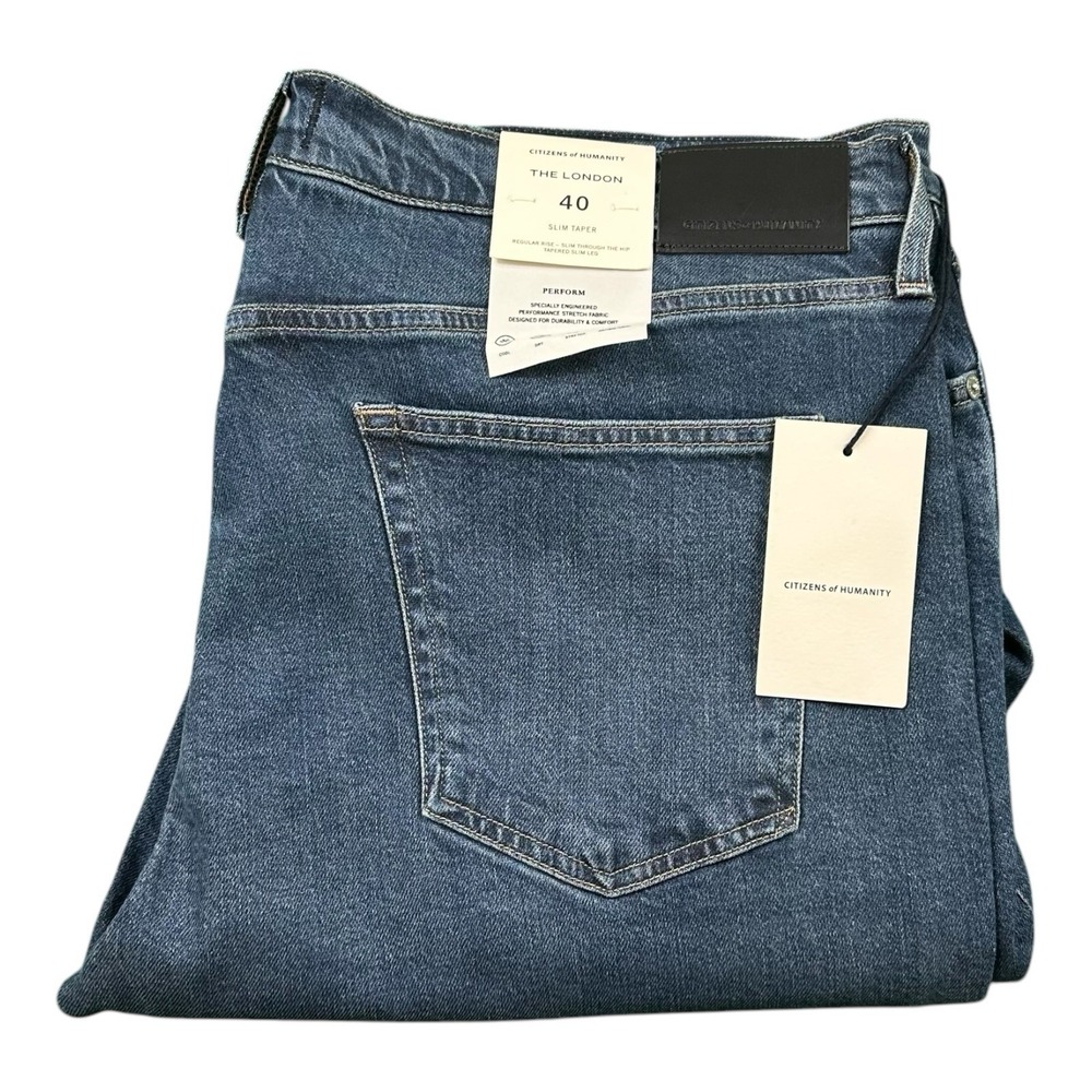 Citizens Of Humanity The London Slim Taper Blue Jeans Mens 40X32 NWT